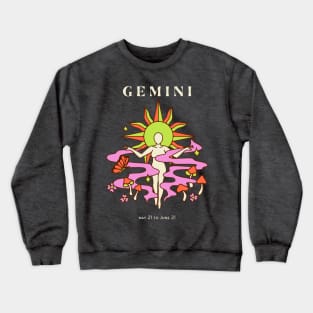 Trippy Gemini Woman Crewneck Sweatshirt